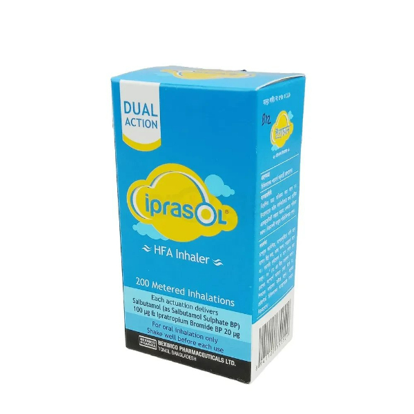 IPRASOL HFA 100 mcg+20 mcg/puff